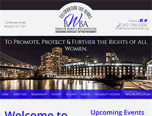 Tablet Screenshot of brooklynwomensbar.org